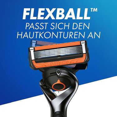 Електрична бритва Gillette Fusion5 ProGlide Power для чоловіків, металевий корпус, чорна