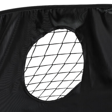 Relaxdays Pop-Up Football Goal with Goal Wall