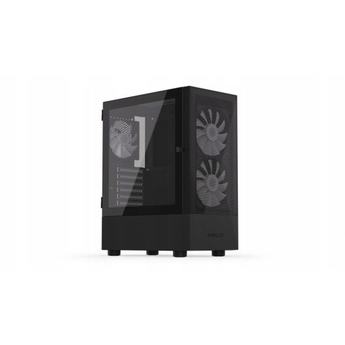 Корпус Krux Vako RGB Midi Tower, чорний