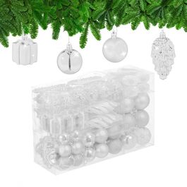 Relaxdays Set of 72 Christmas Baubles
