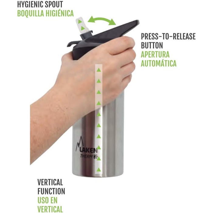 Laken Water Bottles & Thermos Jannu - Stainless Steel and Double-Walled Vacuum