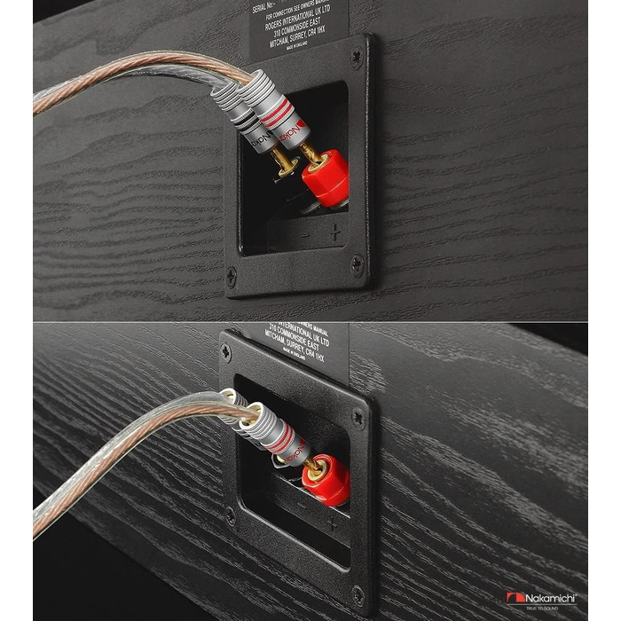 Позолочені бананові конектори Nakamichi 24K для акустичних кабелів 12-18 AWG, 4мм, для підсилювача, Hi-Fi ресивера та домашнього кінотеатру, 10 шт (5 пар)