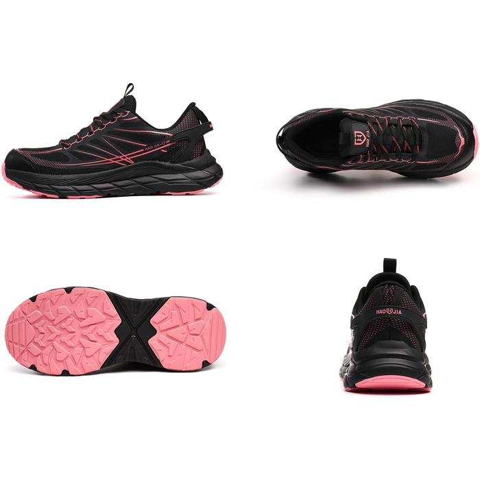 Черевики робочі чоловічі/жіночі, захисні черевики зі сталевим підноском, легкі, дихаючі, EU 37-46 (Рожевий, 39 EU)