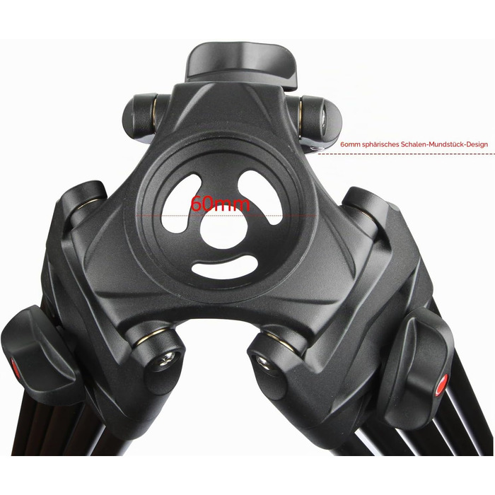 Панорамний штатив для камер VILTROX VX-18M, 188 см, з гідравлічною головкою Fluid Drag для DSLR та відеокамер, алюмінієвий