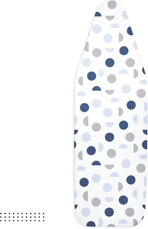 Чохол на прасувальну дошку Encasa XO «Blauer Mond» (125x39 см), бавовняний з повстілим підкладкою 3 мм, термостійкий