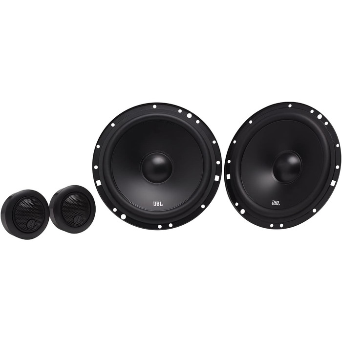 Автомобільна акустика JBL Stage1 601C 200 Вт, компонентна система 2-смугова, динаміки 16-17 см, твіттер, чорна, Harman Kardon