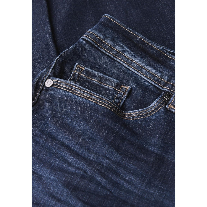 Джинси жіночі Street One Bootcut 3716435, темно-синій індиго, 34W/32L