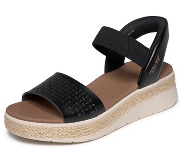 Кросівки жіночі Skechers Bobs Sun Ray Step Aside чорні, 41 EU