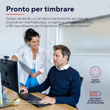 Бездротовий набір клавіатури та миші Trust Trezo з італійською QWERTY-розкладкою