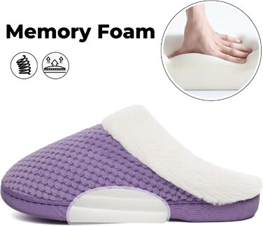 Тапочки зимові Mishansha для чоловіків та жінок, з підкладкою, теплі, з пам'яті ефекту, з плюшу, білі