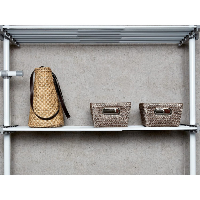 WENKO Telescopic System Hercules - adjustable organization system, wardrobe system (Twin)