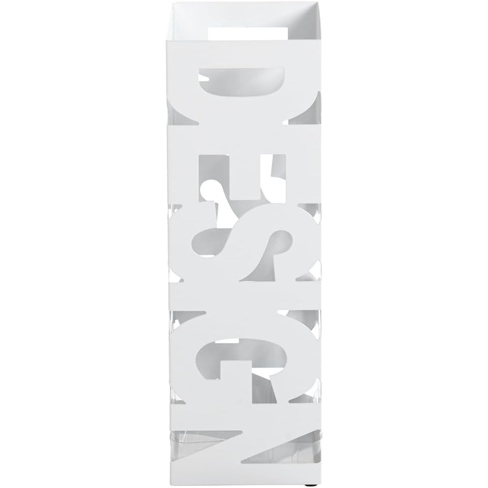 Підставка для парасольки HAKU Möbel, біла, металева, 16x48x16 см, сучасний стиль