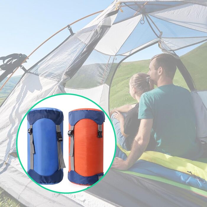Psdndeww Space-Saving Sleeping Bag Cover Made of Polyester Ripstop Fabric for Storage for Travel and Outdoor Activities