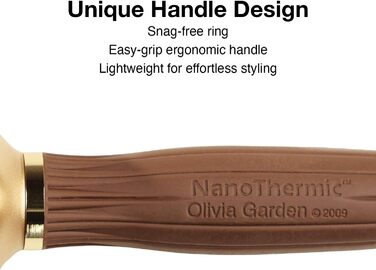 Щітка для волосся Olivia Garden NanoThermic Shaper, 40 мм, квадратна, 1 шт.