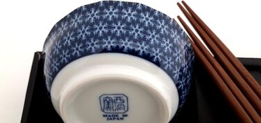 Набір для суші YUKI Original – японський набір для суші білого та блакитного кольорів з порцеляни (2 тарілки, 2 маленькі мисочки, 2 пари паличок) у подарунковій коробці