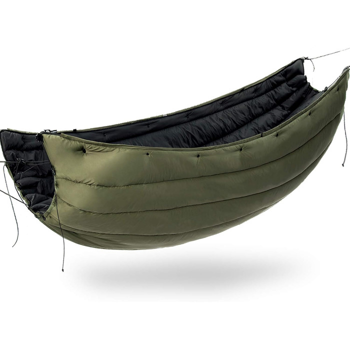 Onewind Hammock Underquilt, full-length underquilt with insulation for hammock camping, 4 seasons, hiking, backpacking, and travel. Lightweight and portable