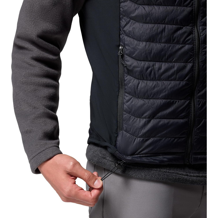 Жилет Columbia Powder Pass Hybrid - чоловічий, утеплений, чорний (L)