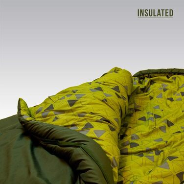 Спальний мішок Vango Sonno Quadratischer, Sycamore Green, Single (Amazon Exclusive), Comfort