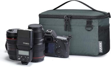 Сумка для камери S-ZONE: захищений чохол для DSLR, SLR, TLR, з відділеннями для об'єктивів та аксесуарів