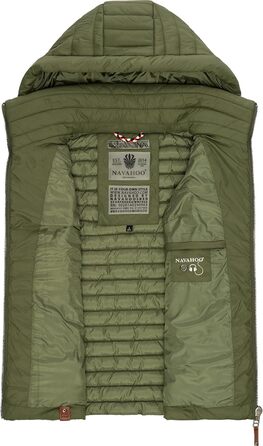 Жіноча перехідна куртка Navahoo Shadaa з капюшоном, легка стьобана жилетка, розмір 3XL (XS, Dusty Olive)