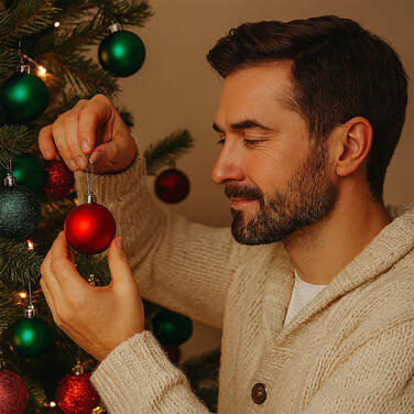 Relaxdays Christmas Ornament Set