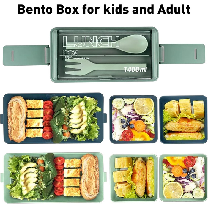 Електрична обідовниця з підігрівом 1.5L, портативна, для роботи, сім'ї, кемпінгу, офісу, подорожей, будівництва (зелена)