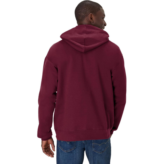 Світшот Hanes Ultimate чоловічий, теплий флісовий худі, бавовна (XL, каштанове коричневий)