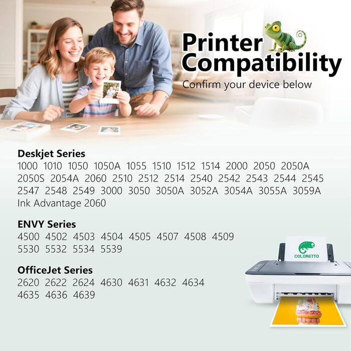 Картридж COLORETTO для принтерів HP Deskjet 2540, 3050 та Envy 5532 (заміна HP 301 XL), чорний