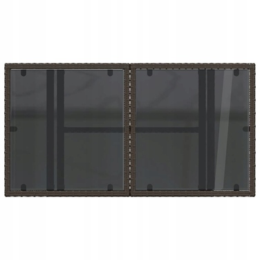 Прямокутний стіл з техноротанга VidaXL, 100 x 55 x 73 см