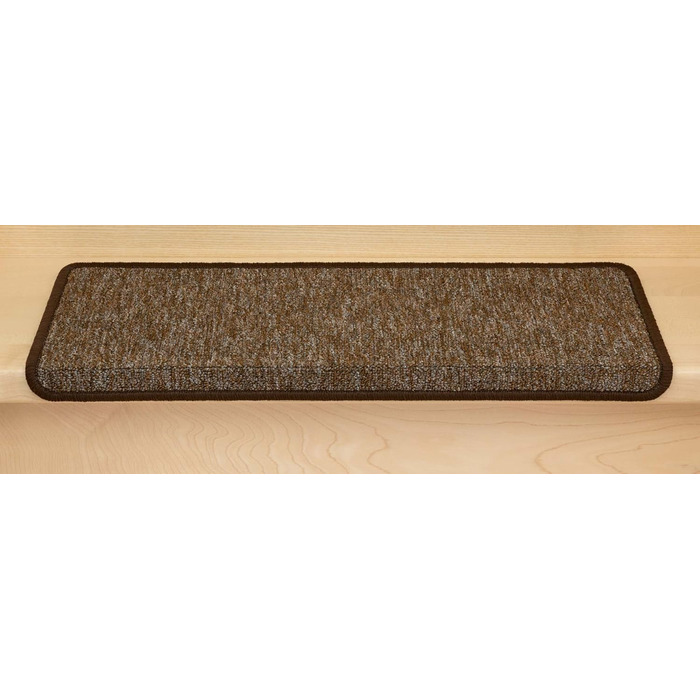 Kettelservice-Metzker Step Mats Monza Rectangular - various set variations & colors - Brown, 14 pieces