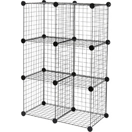 Amazon Basics Stackable Wire Grid Storage Cubes