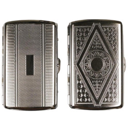 Металеве тютюнотримач для сигарет та/або стіків з металевою перехресною фіксацією - різні дизайни (2)