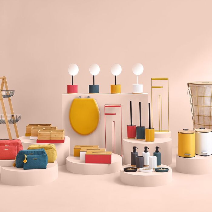 Сміттєвий кошик 5five Modern Color з м'яким закриванням Soft Close, 3 л, колір бірюзовий (Petrol)