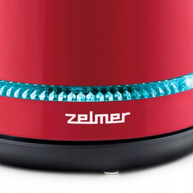 Електричний чайник Zelmer ZCK7921R, 2200 Вт, 1,7 л, червоний