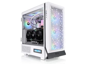 Корпус для ПК Thermaltake Ceres 500 TG ARGB Mid-Tower ATX/E-ATX, білий, 4 ARGB вентилятори, загартоване скло, USB-C