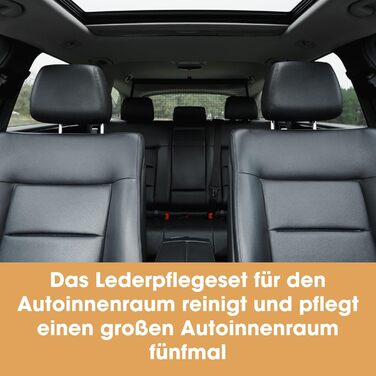 Furniture Clinic Leather Care Set for Car Seats – Premium Cleaning Set for Car Seats 250 ml Leather Cleaner & Care Rinse