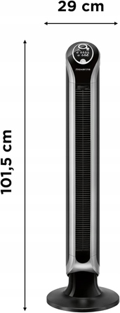 Колонний вентилятор Rowenta VU6670FO, чорний