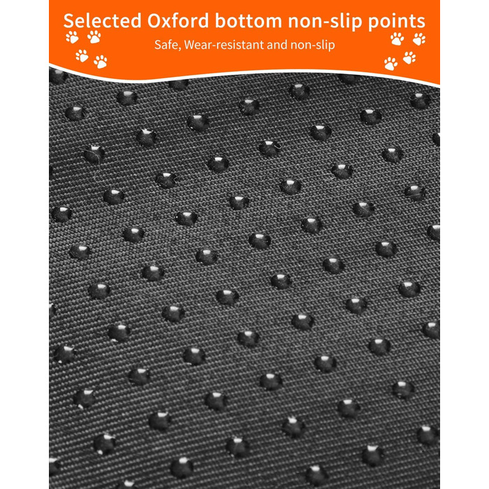 М'яке собаче ліжко для середніх собак, 95 x 65 см, з довгим пухнастим покриттям, знімне, з антиковзною основою, ортопедична підстилка, темно-сірий колір