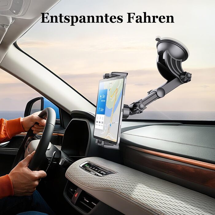 Тримач для планшета в авто OHLPRO: універсальний, для iPad, Galaxy Tab, Switch, 5-13 дюймів