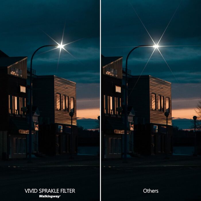 Зоряний фільтр Walking Way 77 мм (6 променів) - регульований, оптичне скло