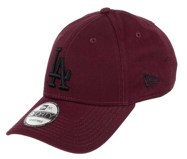 Кепка New Era Los Angeles Dodgers MLB 9forty - бейсболка червона, регульована, універсальний розмір