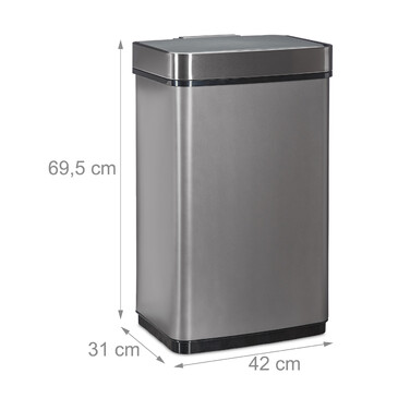 Relaxdays Sensor Trash Can 60l