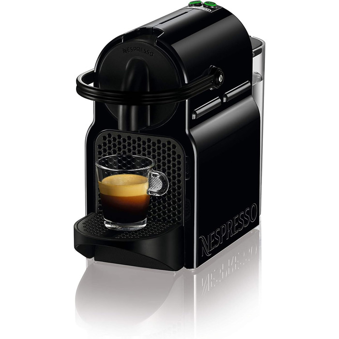 Кавомашина капсульна Nespresso De'Longhi EN 80.B Inissia, 0.7 л, чорна, високий тиск, енергозбереження, автоматичне вимкнення, для еспресо та лунго