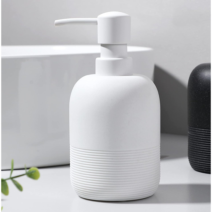 Набір дозаторів для мила та лосьйону для ванної кімнати та кухні, білий
