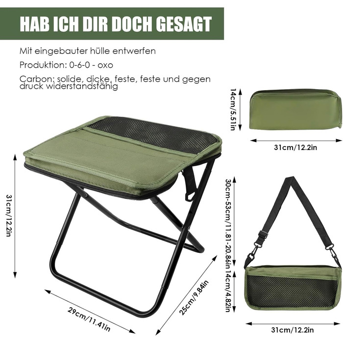 Складаний стілець для відпочинку: садовий, туристичний, для кемпінгу. Легкий та портативний