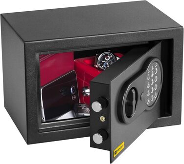Домашній сейф HomeSafe HV24E з електронним замком, 20x44x38 см. Підходить для зберігання грошей, прикрас, документів та ноутбука.