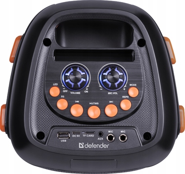 Портативна колонка Defender BOOMER 25, чорна, 25 Вт