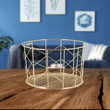 Relaxdays Metal Wire Basket Round