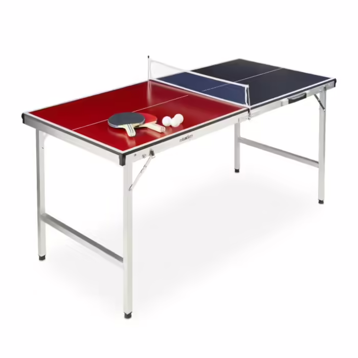 Relaxdays Folding Table Tennis Table with Accessories