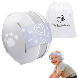 Навушники для захисту слуху дитини, 25db, сірі. Захист від шуму, шумопоглинання, для дітей до 36 місяців, ідеально для повсякденного використання та подорожей